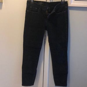 Navy velvet pants